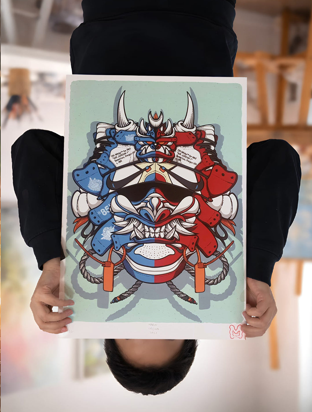 Samurai Mask x MARCOS CABRERA